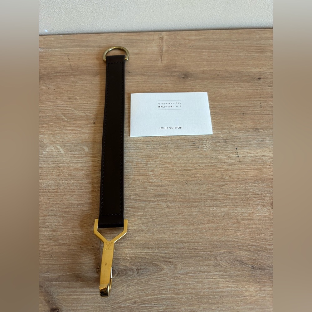 Authentic Louis Vuitton luggage strap damier ebene